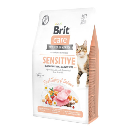 Brit Care Cat Grain Free Sensitive Healthy Digestion & Delicate Taste 2 кг